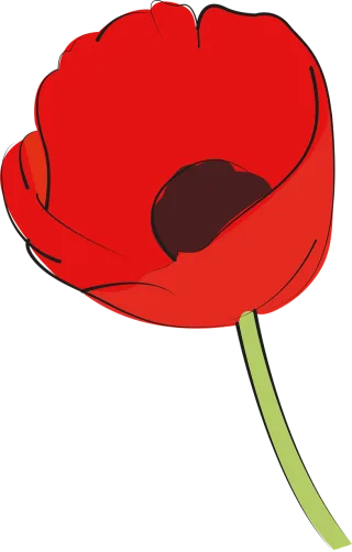 Poppy Poppies Field Stickdatei