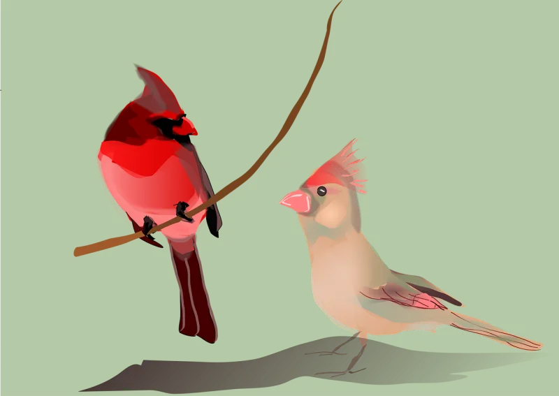 Birds Branch Love Stickdatei – Herzen & Liebe
