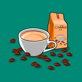 Cappuccino Coffee Caffeine Stickdatei