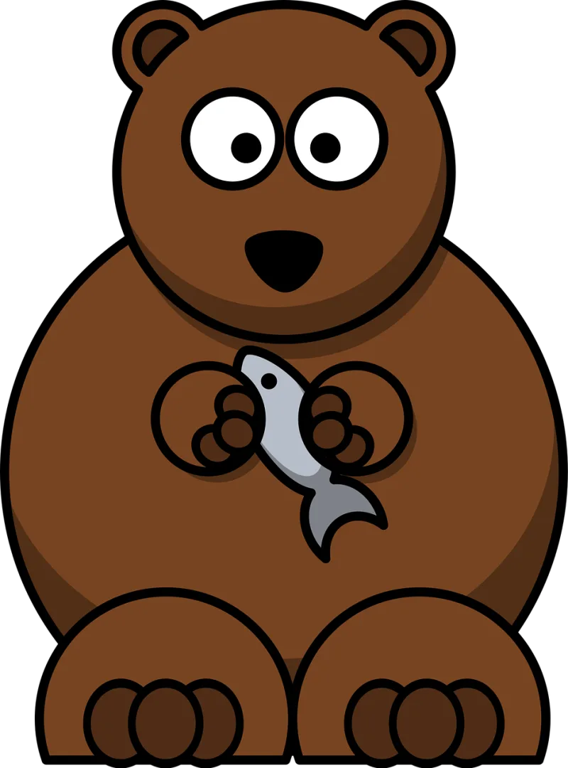 Bear Grizzly Animals Stickdatei – Tiere