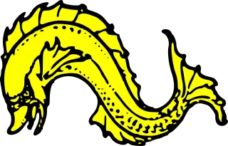 Shield Dolphin Swimming Stickdatei
