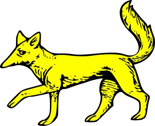 Shield Fox Gold Stickdatei