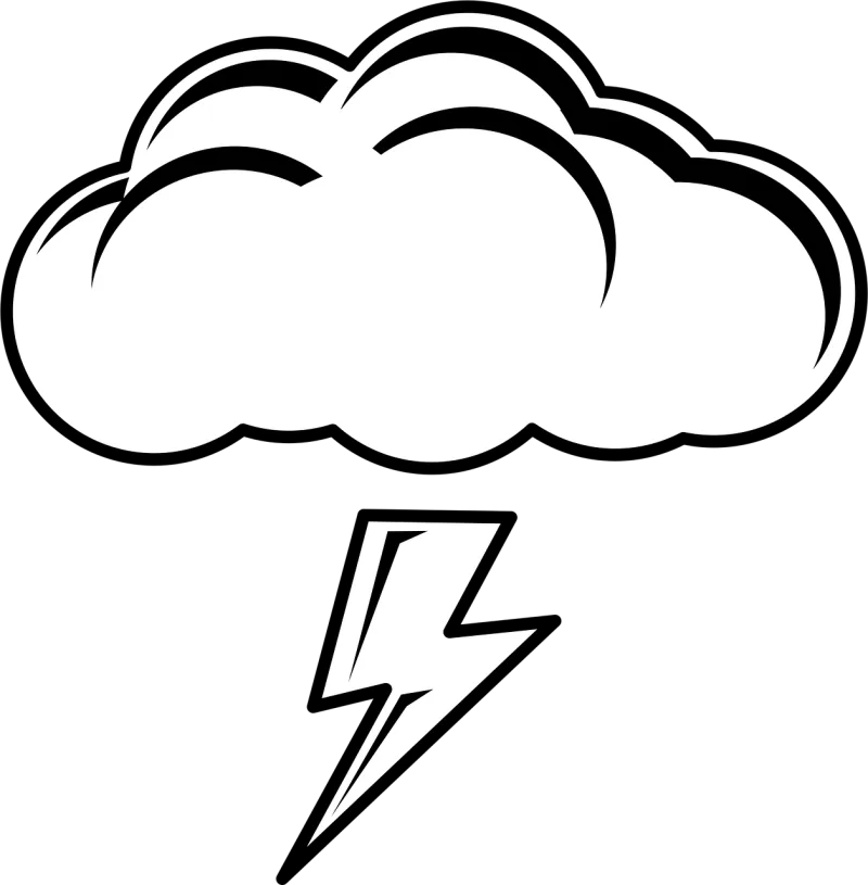 Cloud Thundercloud Storm Stickdatei – Natur