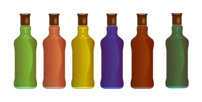 Bottles Glass Bottle Stickdatei – Essen & Trinken