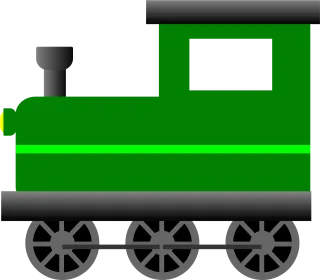 Train Engine Railway Stickdatei