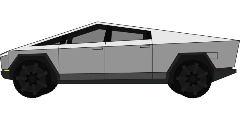 Tesla Cybertruck Electric car Stickdatei – Fahrzeuge