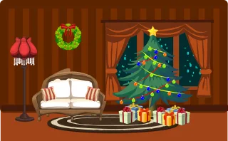 Christmas Tree Gifts Stickdatei