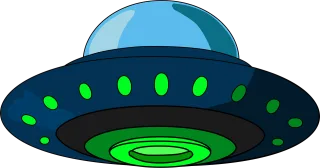 Ufo Alien ship Spaceship Stickdatei