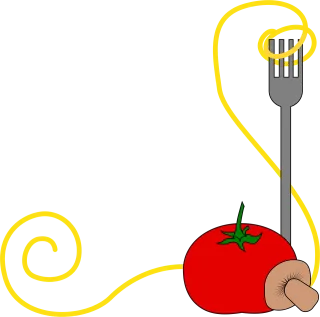 Spaghetti Pasta Food Stickdatei – Natur