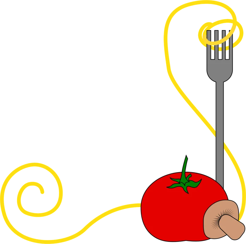 Spaghetti Pasta Food Stickdatei – Natur