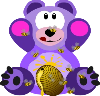 Teddy bear Bear Knuffig Stickdatei