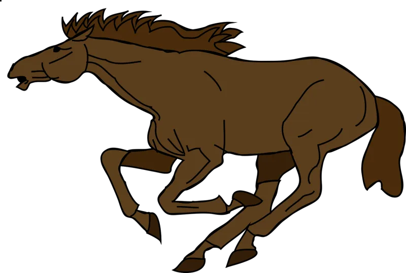 Horse Galloping Mare Stickdatei – Sport