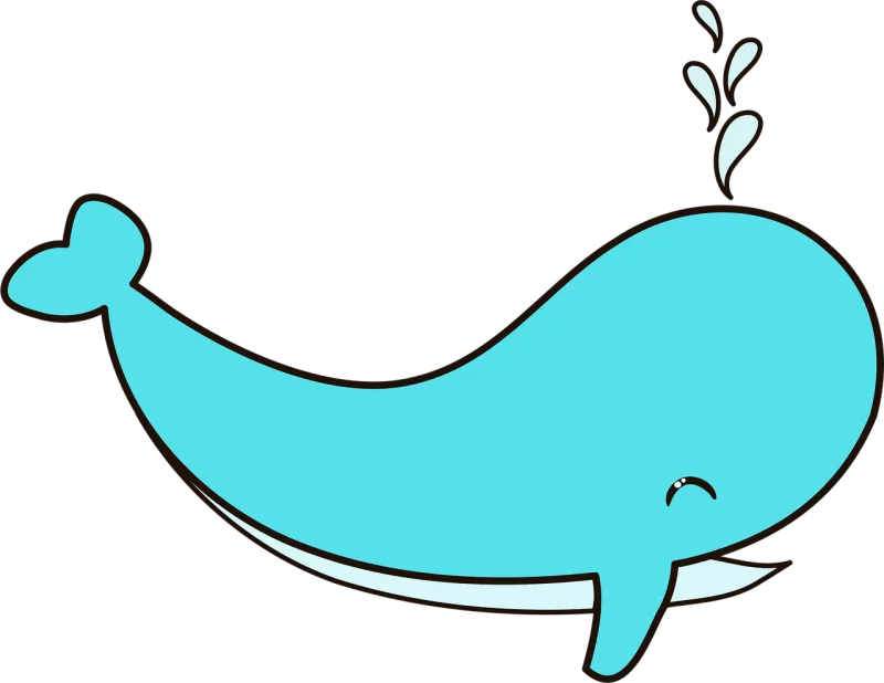 Whale Nature Sea Stickdatei – Sport