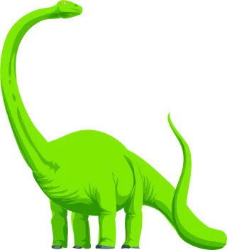 Dinosaur Brontosaurus Monster Stickdatei