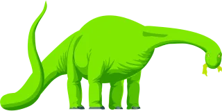 Brontosaurus Dinosaur Animal Stickdatei – Kinder