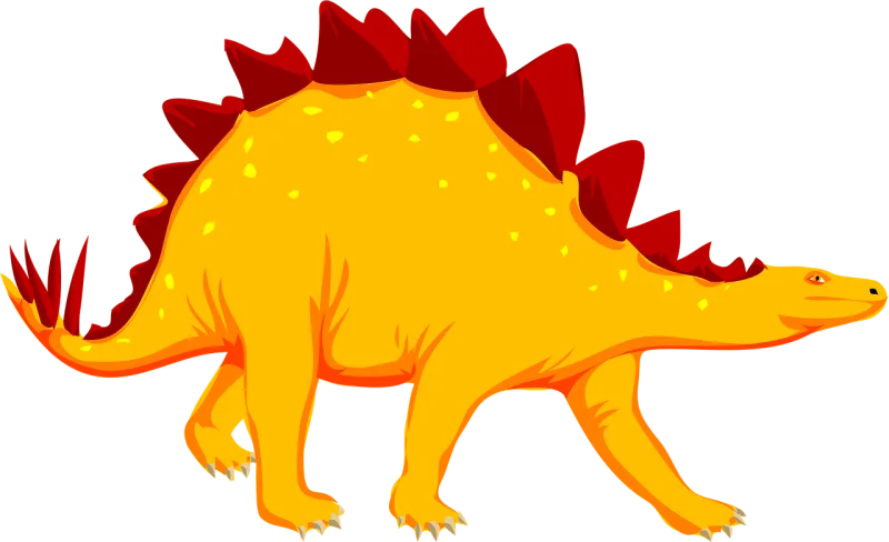 Dinosaur Stegosaurus Animal Stickdatei – Kinder