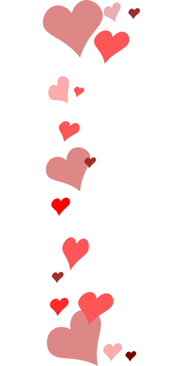 Heart Border Valentine Stickdatei – Herzen & Liebe