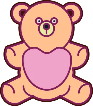 Teddy bear Cartoon Teddy Stickdatei