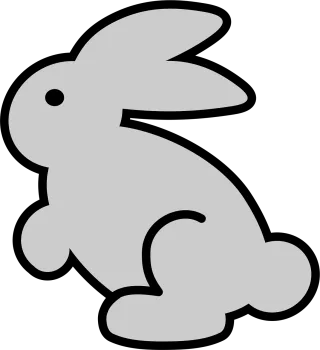 Bunny Rabbit Hare Stickdatei