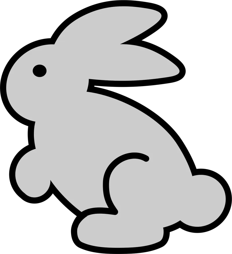Bunny Rabbit Hare Stickdatei – Tiere