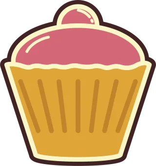 Cupcake Pink Bakery Stickdatei