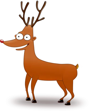 Reindeer Rudolph Christmas Stickdatei