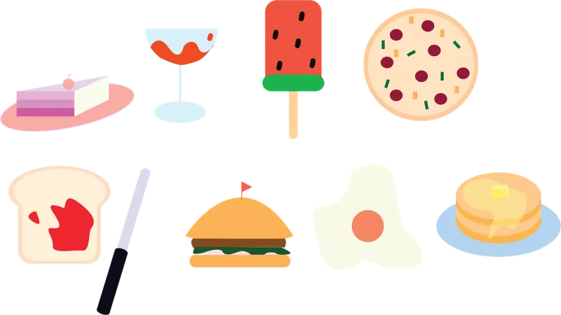 Burger Burger emoticon Cake Stickdatei – Essen & Trinken