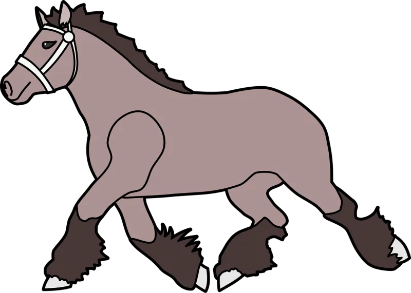 Horse Animal Trot Stickdatei – Tiere