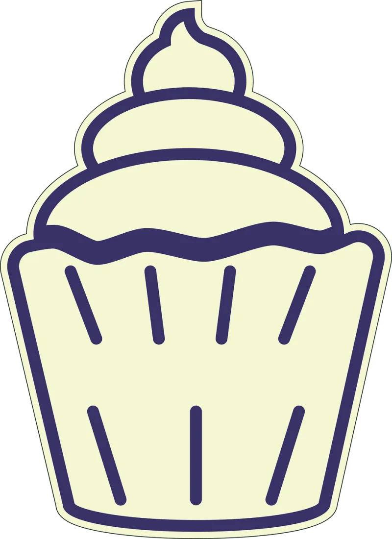 Muffin Cake Icing Stickdatei – Kinder
