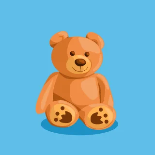 Doll Teddy Bear Stickdatei