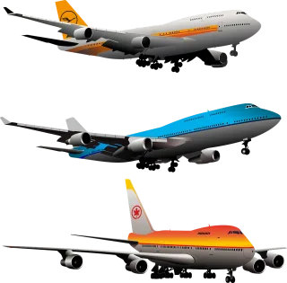 Airplane Nature Boeing 747 Stickdatei