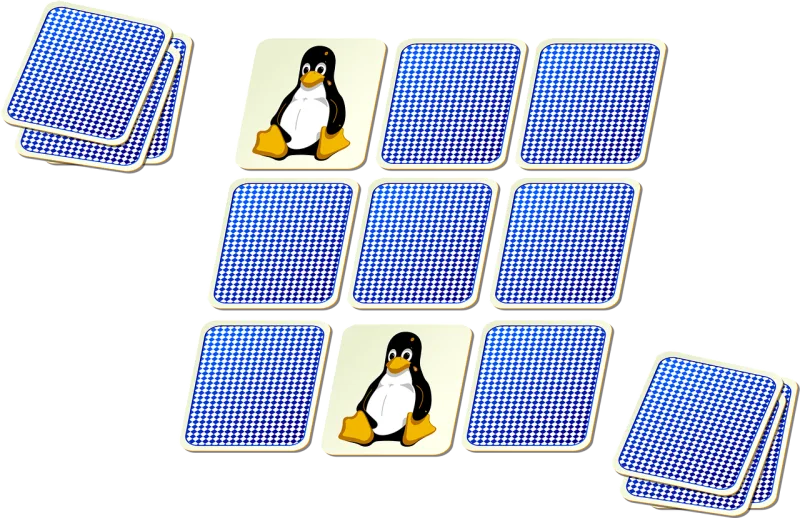 Memory Card Board Stickdatei – Tiere