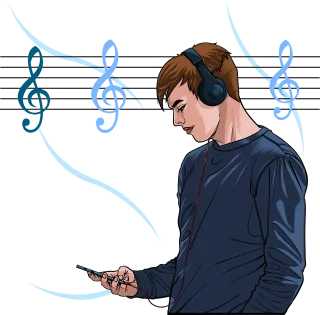 Young Person Man Stickdatei