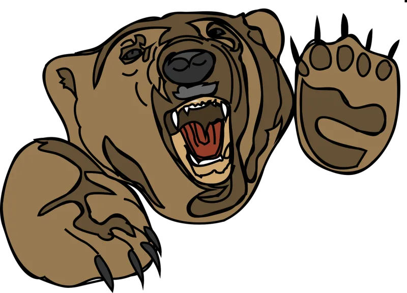 Bear Head Brown Stickdatei – Tiere