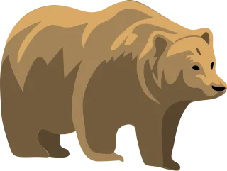 Brown Bear Animal Stickdatei