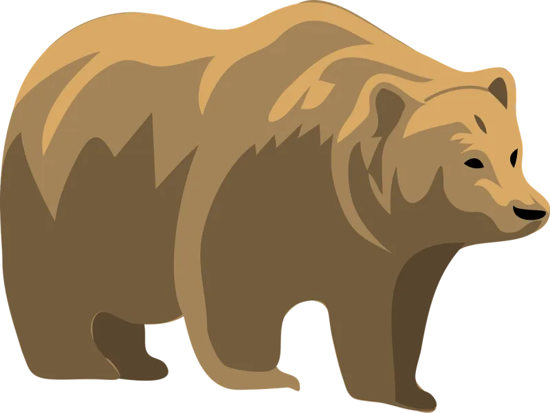 Brown Bear Animal Stickdatei – Tiere