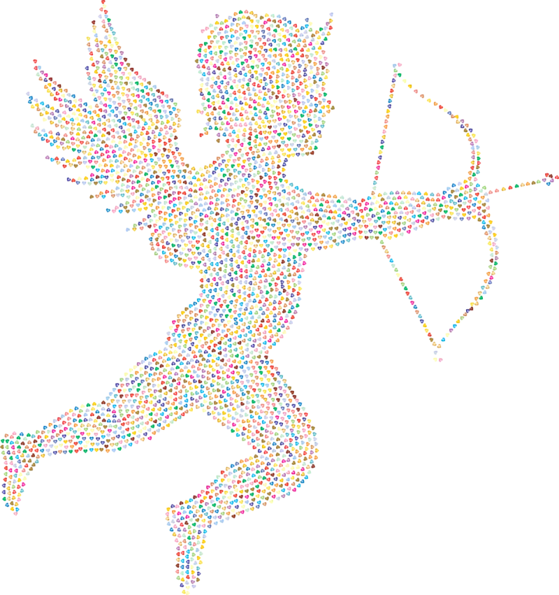 Cupid Nature Love Stickdatei – Herzen & Liebe