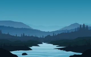 Natural Mountain Beautiful wallpaper Stickdatei