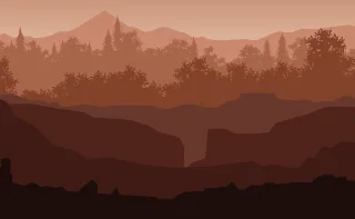 Natural Mountain Landscape Stickdatei