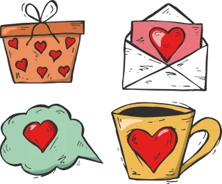 Valentine's day Heart Love Stickdatei