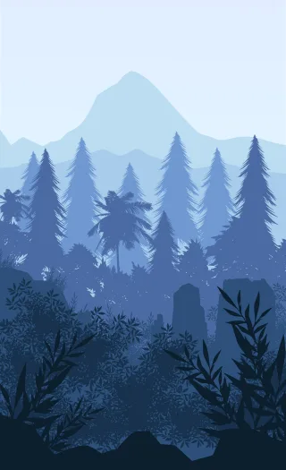 Mountain Landscape Mountains Stickdatei
