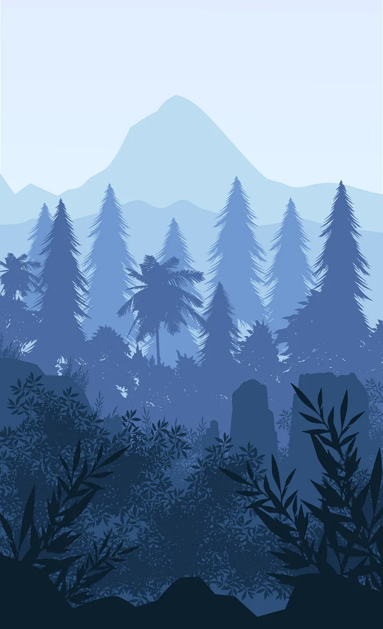 Mountain Landscape Mountains Stickdatei – Natur