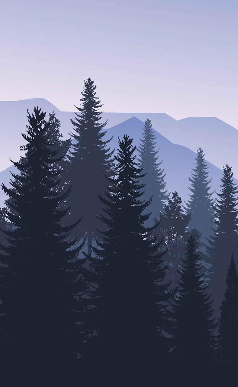 Mountain Landscape Sky Stickdatei – Natur