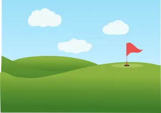 Golf Grass Golf course Stickdatei
