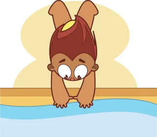 Pool Summer Dive Stickdatei