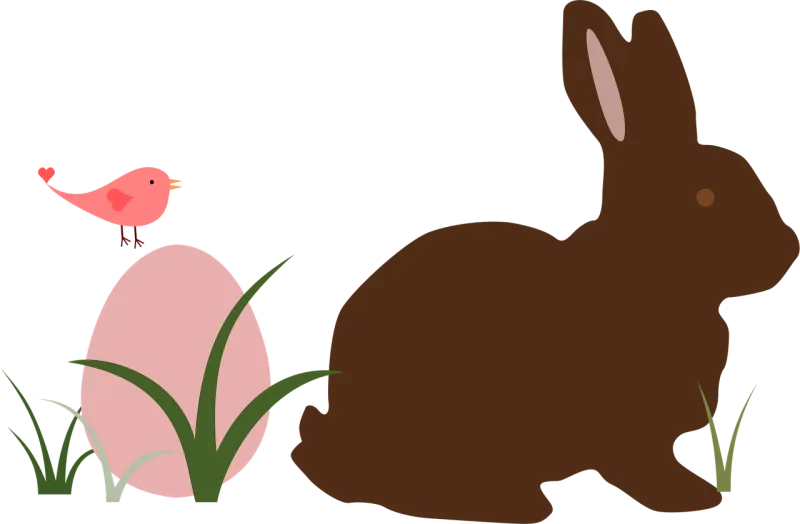 Grass Bird Easter Stickdatei – Tiere