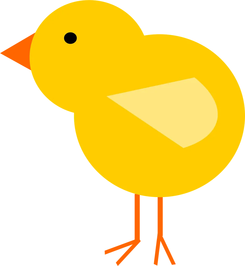 Chick Bird Easter Stickdatei – Natur
