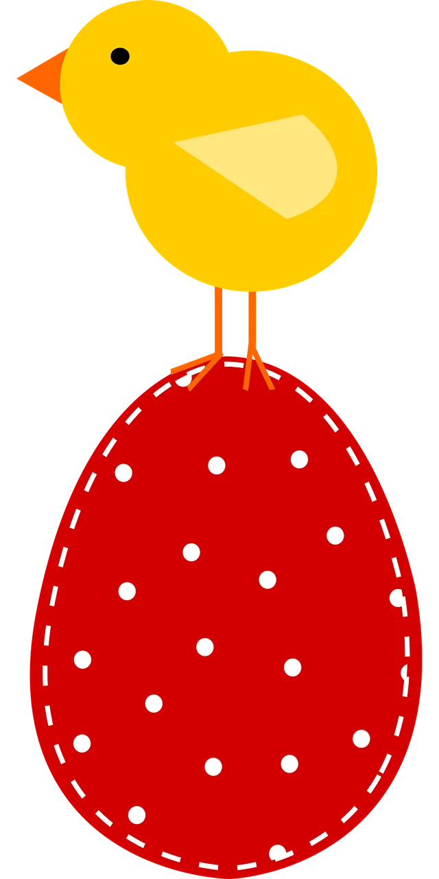 Chick Animal Bird Stickdatei – Natur