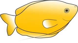 Yellow Fish Scales Stickdatei