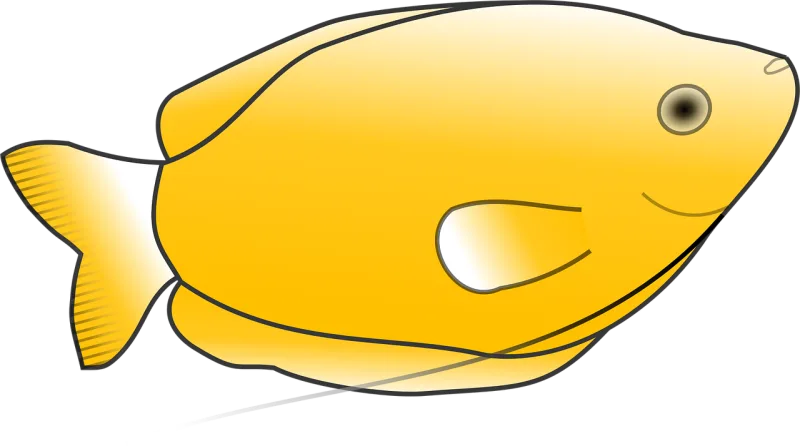 Yellow Fish Scales Stickdatei – Tiere